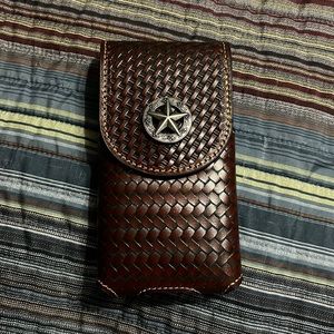 NWT Montana West leather belt loop phone holster